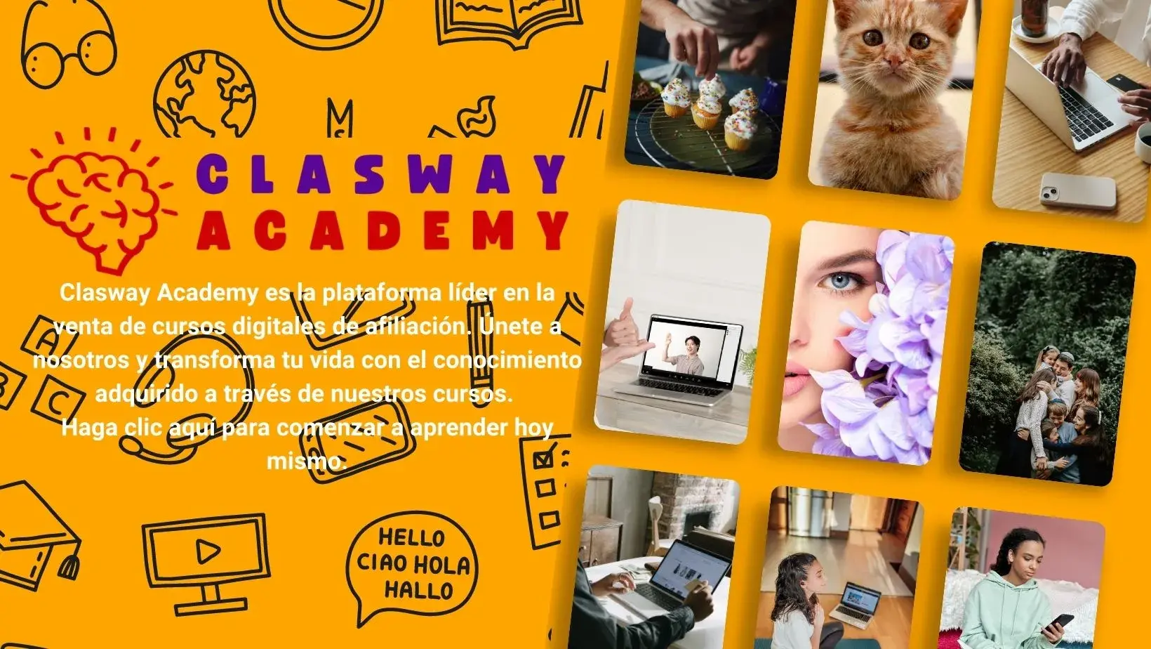 variedad de nuestros cursos online